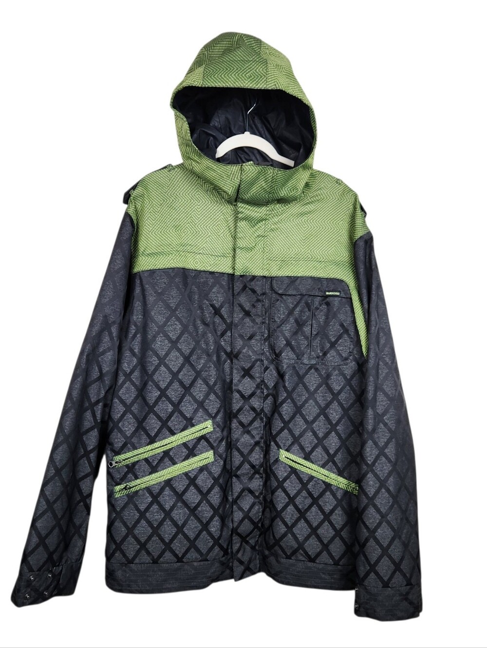Burton Dryride Magnificent Makeover Snowboard Snow Jacket Black Mens Size XL